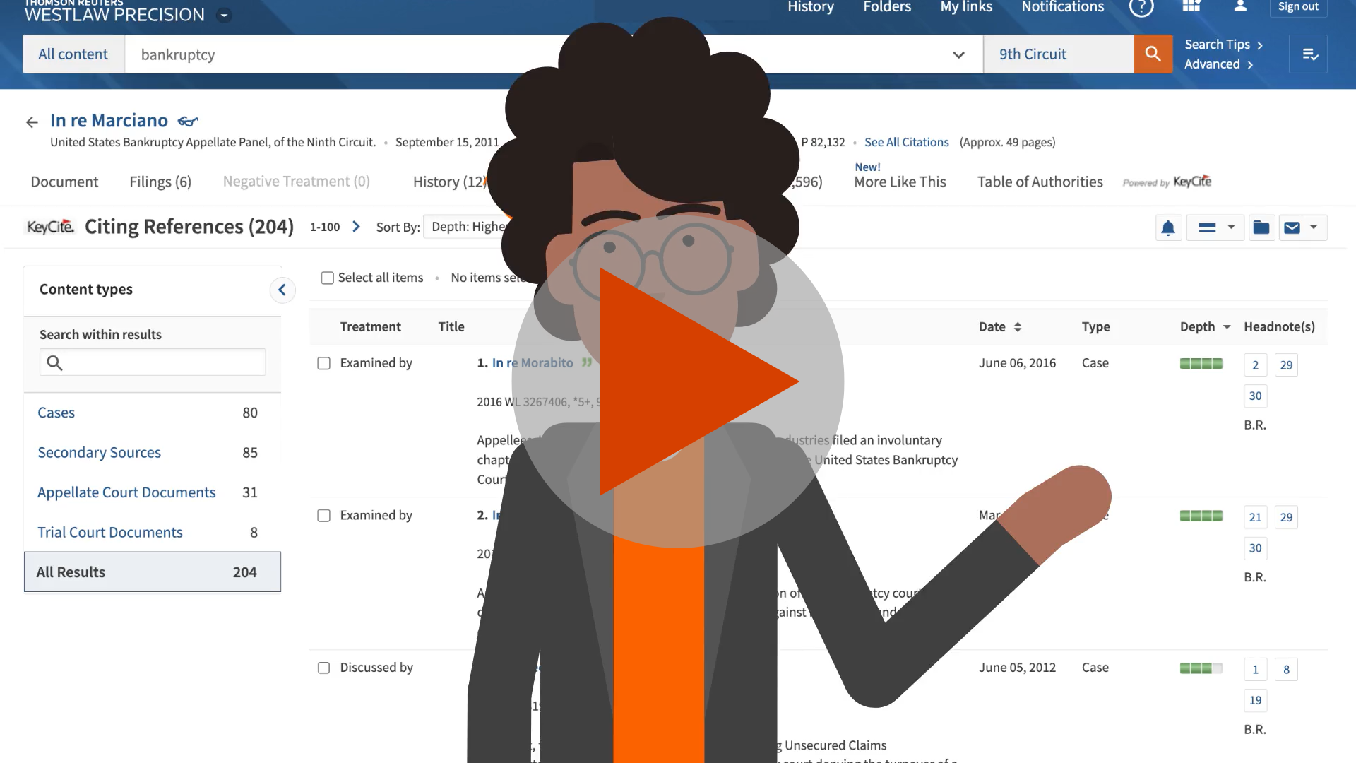 Watch "Basic Westlaw Certification: Citators" Watch "Basic Westlaw Certification: Citators"