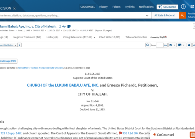 2. Click on the arrow in the CoCounsel tab to launch CoCounsel Chat.