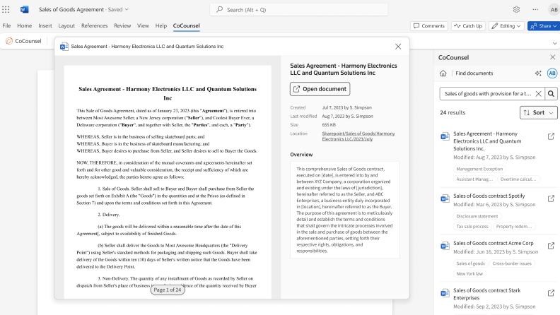 Installation video for the CoCounsel Drafting add-in